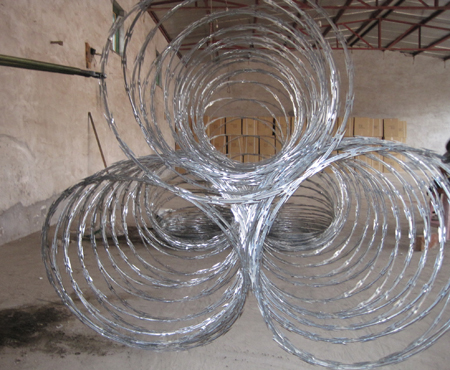 Concertina Razor wire coils